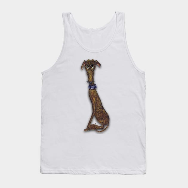 GREYHOUND Tank Top by haresandcritters